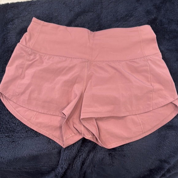 Women's High-Waisted Shorts - Rose Pink - Picture 1 of 2
